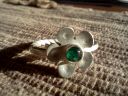 [emerald in silver]