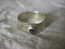 [sapphire in silver]